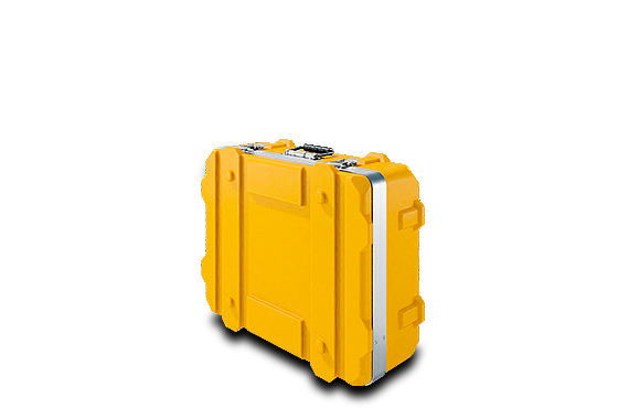 [Translate to Französich:] Kunststoff Transportkoffer gelb
