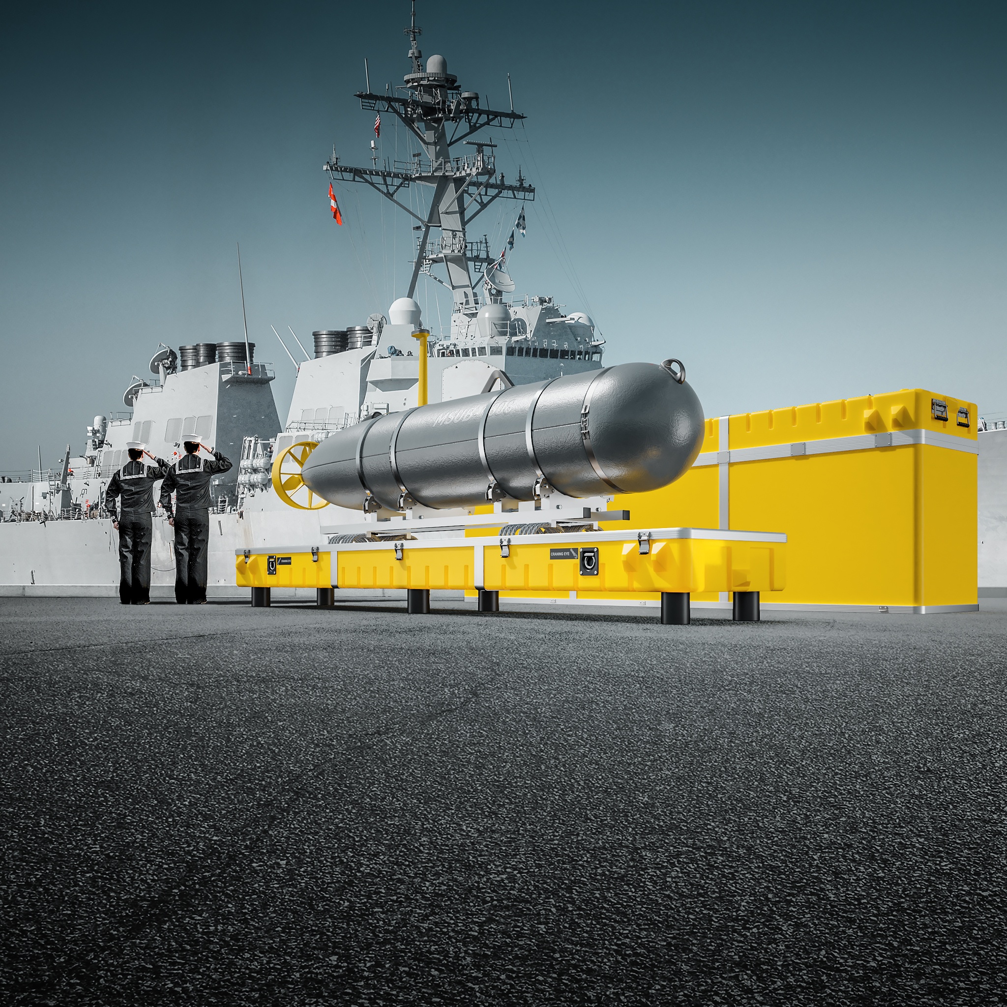 Transportbehälter für militärischen Gebrauch