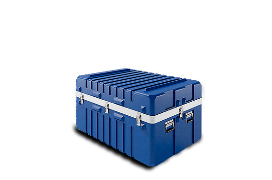 [Translate to Französich:] Transportbox aus Kunststoff blau