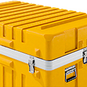 [Translate to Französich:] Transportbox aus Kunststoff gelb
