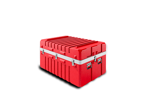 [Translate to Französich:] Transportbox aus Kunststoff rot