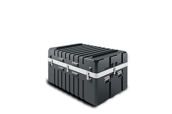 Transportbox aus Kunststoff schwarz
